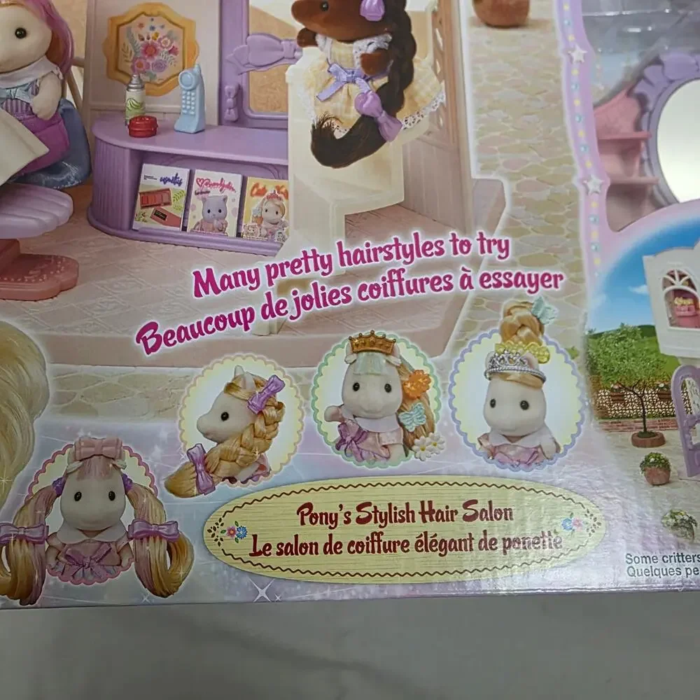 NEW Calico Critters Pony's Stylish Salon Sally Pony - Picture 2 of 10